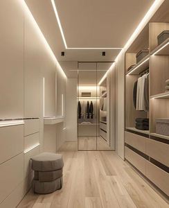 Chongqing Xiao Mu jiaquanwu ไฟโมเดิร์นและหรูหราทั้งห้องนอนตู้เสื้อผ้าเอาท์เล็ตโรงงาน - Product Image 4