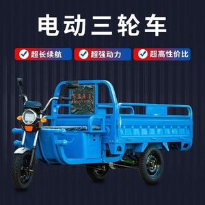 Tricycle motorisé à 3 roues avec une capacité de charge élevée, carrosserie ouverte, capacité de franchissement de obstacles - Product Image 1