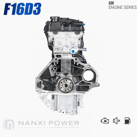 Moteur complet essence F16D3 1.6L neuf pour LOVA T250 Chevrolet Aveo Cruze Euro III/Euro IV 109 CV