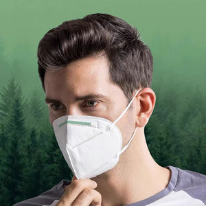 قناع قابل لإعادة الاستخدام مضاد للغبار من POWECOM، قناع KF94 ثلاثي الطبقات من القماش غير المنسوج قابل للطي مع مشبك أنف قابل للتعديل وحلقات للأذن - Product Image 4