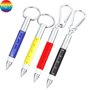 Smart 6 in 1 Werkzeugs tift mit Schlüssel anhänger Metall Multifunktions-Kugelschreiber für Geschenk und Werbung - Product Image 3