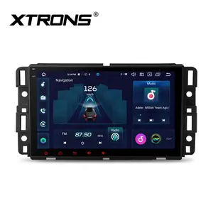 XTRONS 8 "CarPlay écran Android12 8 + 128 4G LTE autoradio pour Chevrolet equinox tahoe, Buick enclave, GMC Sierra, Hummer H2