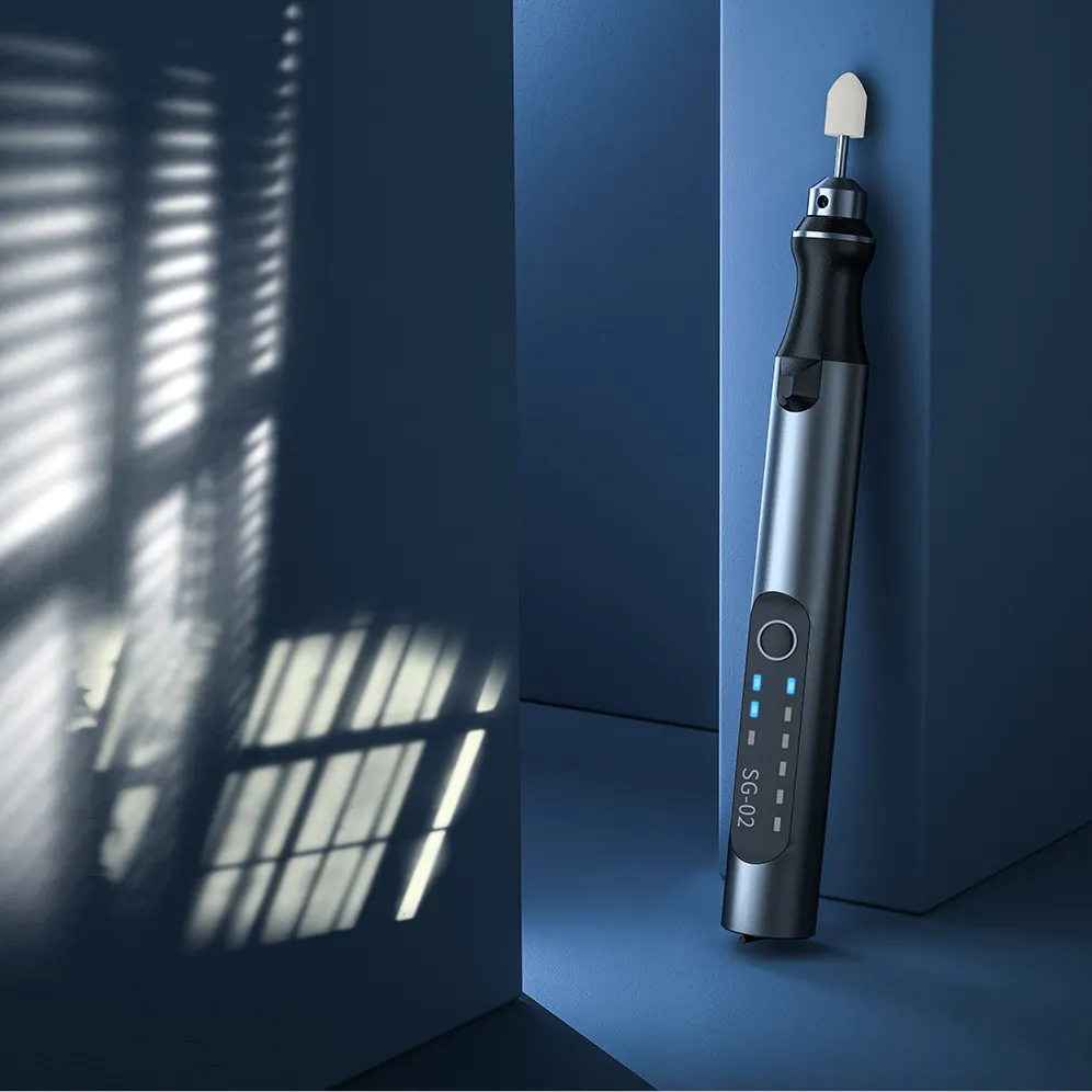 MEGA-IDEA SG-02 חכם חשמלי מלטש עט לליטוש, ניקוב, חריטה, ולוח ראשי ליטוש