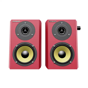 Altavoces USB de Escritorio Hifi de 10W, Altavoz de Estantería para el Hogar, Subwoofer, Caja de Altavoz de Madera con Micrófono y Control de Volumen - Product Image 6