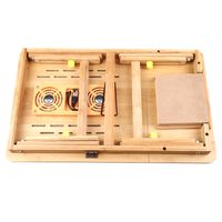 Table de lecture pour lit, plateau, tiroir de table pour ordinateur portable, réglable, multifonction, en bambou, bon marché, bureau d'ordinateur