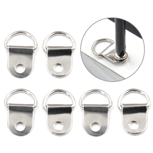 Khung ảnh phần cứng 13*20mm một lỗ D vòng móc với ốc vít - Product Image 1