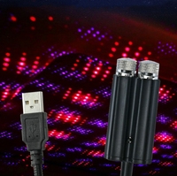 Romantique LED voiture toit étoile veilleuse projecteur atmosphère USB galaxie lampe décorative réglable voiture intérieur décor lumière