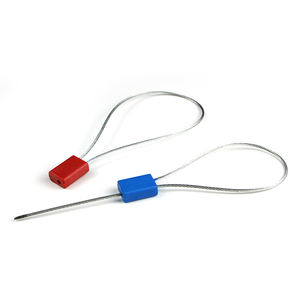 SK1007C <span class=keywords><strong>1</strong></span>,8*300mm Cable de acero galvanizado Express Cable Seal Car Security Cable Tie Seal <span class=keywords><strong>Lock</strong></span> con número de serie - Product Image 3