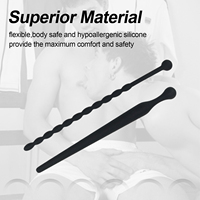 Sexbay - Dilatateurs urétraux vibrants en silicone rechargeables par USB, 10 vitesses, plug pénien avec anneau pénien pour hommes