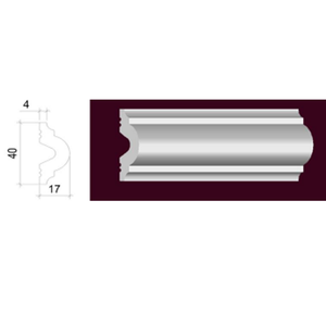 Moldura de poliestireno para exterior, Cornice de corona de pu de moldeado, precio bajo - Product Image 3