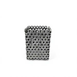 Premium Modern Decorative Metal Iron Vase Handcrafted Durable Lightweight Eco-Friendly Rust Resistant Tabletop Centerpiece - Product Image 1