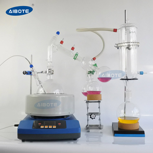 ABTSPD-05A короткий путь эфирное масло экстракционное оборудование стеклянная дистилляционная колонна - Product Image 6