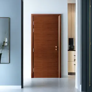 ドア住宅フロントエントリーマホガニー天然ソリッドオーク木製OEMデザインリーズナブルな価格