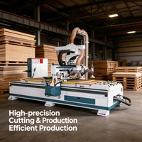 Máquina de Corte CNC con Cambio Automático de Herramienta y Software de Nesting para Fabricación de Muebles de Cocina
