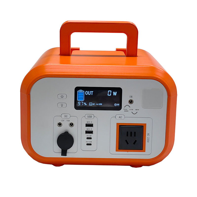 Портативная зарядная станция, 600 Вт, USB, PD100W, DC/AC