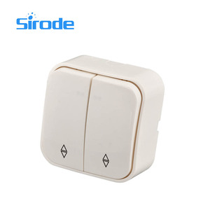 Sirode 8002 Series Europa Estándar Moderno Seguro y duradero Diseño elevado Placa de <span class=keywords><strong>PC</strong></span> de color beige 1 Gang 2 Pin Interruptor de pared para residencia - Product Image 6