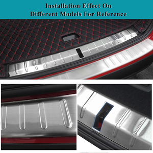 Paraurti bagagliaio per Toyota Alphard AH30 accessori auto a 2018 2022 in acciaio parafango posteriore protezione davanzale adesivo decorazione - Product Image 4