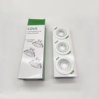 Mini plafonnier LED 70mm 6W pour hôtel et maison 99Ra 3.15 pouces étanche sans scintillement IP44 Downlights