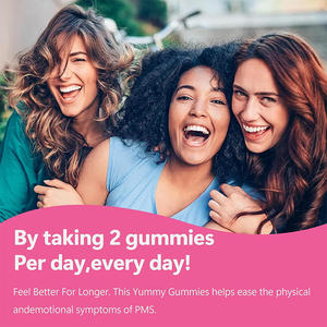 Integratore per l'Umore Femminile PMS, Caramelle Gommose alla Vitamina B6 per Adulti, Integratore Dim per la Gestione del Ciclo Mestruale - Product Image 3
