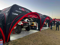 Tente gonflable portable TENTSPACE pour course automobile en plein air, événement sportif, publicité, dôme aérien, gazebo, chapiteau gonflable de marque
