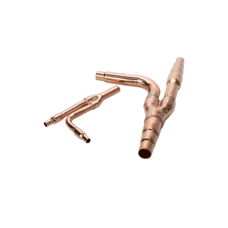 Hengshi Air condition fitting copper pipes y tube for HITACHI E-52SN 102SN 162SN 242SN 302SN Refrigerant Branch Piping