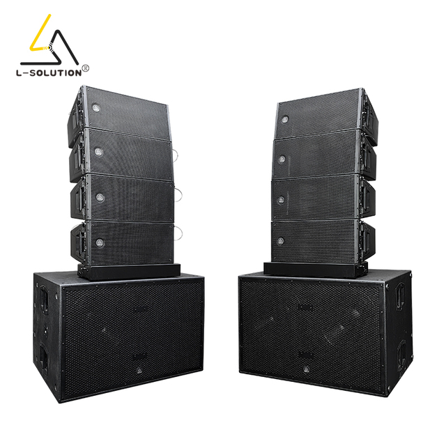 HDL20-A Active Dual 10-Inch Two-Way Line Array Speakers 4 Ohm Professional Audio DJ Stage Powered Sound System Line Array System