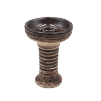 Bol à chicha unique personnalisé en céramique Aladin, tête de bol à chicha pour la décoration de bar