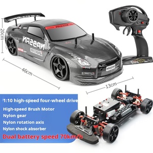 Coche RC de Derrape con Aceleración 1/10, Alta Velocidad 40km/h-70km/h, 2.4G, Eléctrico, Control <span class=keywords><strong>Remoto</strong></span>, Coche de Carreras, Modelo de Hobby para Niños - Product Image 2