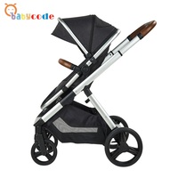 Poussettes en tissu polyester personnalisées, 3 en 1 avec certificat EN1888, pour bébés