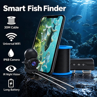 Caméra de pêche sous-marine Dearsee WiFi Fish Finder 30m compatible avec Android et iPhone