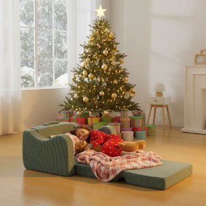 Giving Tree Kids Sofa <b>Bed</b> Foldable High Density <b>Sponge</b> Boneless Compressed Furniture For Children 3 Years And Above - Product Image 1