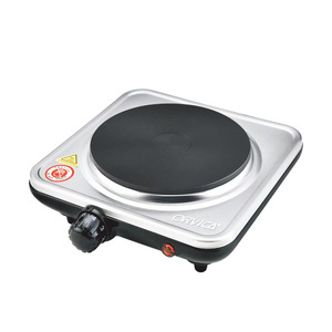 เตาไฟฟ้าแบบหัวเดียว Orvico 1200W ควบคุมด้วยปุ่มหมุน ปลั๊กแบบ EU สำหรับทำอาหารในครัว - Product Image 1