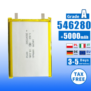 Wholesale OEM 3.7v <strong>5000mAh</strong>/3000mah Rechargeable LI-ion 19.25wh Lithium Polymer 3.7v <strong>Lipo</strong> <strong>Battery</strong> Pack Pouch LI-ion <strong>Batteries</strong> - Product Image 2