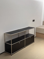 Meubles de rangement modernes pour salon et chambre à coucher, utilisables dans les appartements, en métal, assemblage modulaire, grande capacité