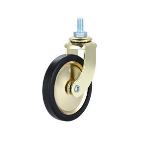 Leifengta Source Factory 3-Zoll-Restaurantwagen Rollen Speisewagen Hotel Trolley Rollen Retro Rollen Gold Caster Wheels - Product Image 5