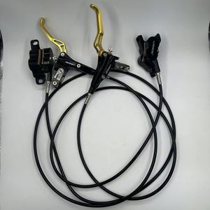 Bicicleta eléctrica de pistón BMX Scooter eléctrico Freno de disco hidráulico doble Pastillas de freno sinterizadas de cuatro pistones Aluminio de alta resistencia - Product Image 2