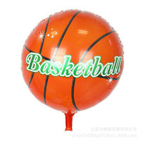 Ballons ronds de 18 pouces en forme de football, baseball, basketball, volley-ball, jouets pour enfants, ballons en feuille d'aluminium, vente en gros