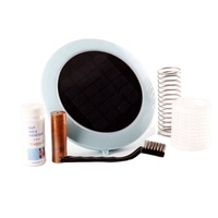 Ioniseur solaire professionnel pour piscines en acier inoxydable et nettoyeur de sel en ABS