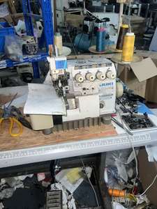 中古<span class=keywords><strong>JUKI</strong></span> MO-3314Eオーバーロックマシンシリーズダイレクトドライブオーバーロック/安全ステッチマシン - Product Image 4