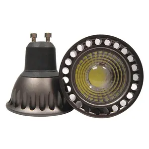 GU10 COB lampu bohlam sorot LED, lampu sorot atap dalam ruangan 3W 6W 9W 24V 4000K 6000K 110V 220V 230V pencahayaan jalur tersembunyi