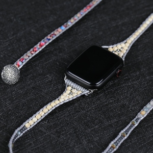 Nouveauté Bracelet de montre en pierre naturelle Bracelet de montre réglable Boho pour <span class=keywords><strong>Fitbit</strong></span> Versa 2 <span class=keywords><strong>Smartwatch</strong></span> Remplacement - Product Image 5