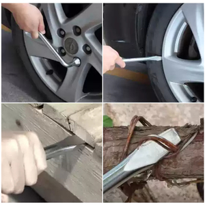 <span class=keywords><strong>Chiave</strong></span> <span class=keywords><strong>a</strong></span> Bussola Tipo L per Riparazione e Rimozione Pneumatici Auto con Leva per Accessori e Utensili - Product Image 6