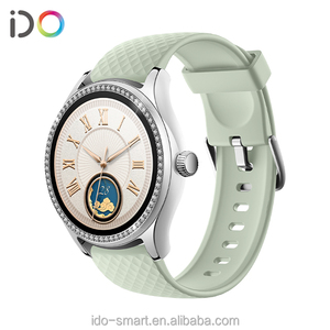 Reloj Inteligente con Correa de Metal, Pantalla Táctil de Lujo, Certificación CE, ROHS, FCC, Reloj Inteligente para Mujer, Oro, Plata, <span class=keywords><strong>Acero</strong></span> <span class=keywords><strong>Inoxidable</strong></span>, Novedades, Monitor para Mujer - Product Image 1