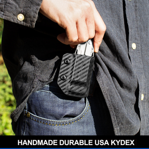GUNFLOWER Gaine d'outils Kydex en fibre de carbone pour Wave Plus/<span class=keywords><strong>Reber</strong></span>/Skeletool Holster Case Carrier - Product Image 2