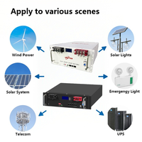 Batterie LiFePO4 pour stockage d'énergie solaire hors réseau, 5 kWh, 10 kWh, 48 V, 100 Ah, 200 Ah, 300 Ah, pour serveur de stockage d'énergie domestique