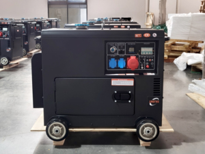 Générateur portable silencieux 6kW 7kW 8kW 10kW 5kW 5.5kW 6.5kVA refroidi par air pour usage industriel - Product Image 4