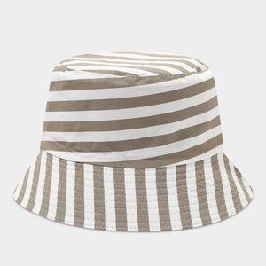 2025 Estilo americano europeu impresso balde listrado chapéu mão desenhada verão Sun-prova para viagens ao ar livre uso diário para ciclismo - Product Image 2