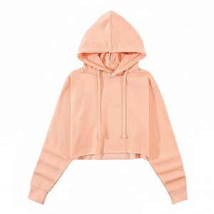 เสื้อสเวตเตอร์แขนยาวของผู้หญิงเสื้อครอปไซส์ใหญ่พิเศษเสื้อสเวตเชิ้ตลำลองเสื้อฮู้ดแขนยาวระบายอากาศได้ดีสำหรับฤดูหนาว - Product Image 1