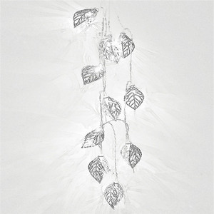 Christmas Crismas Festive DIY Decoration <strong>Light</strong> Gold Silver <strong>Leaves</strong> Shape Led String <strong>Light</strong> - Product Image 3