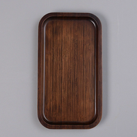 Plateau de service rond en bambou écologique de style classique avec couleur personnalisée pour les hôtels et les restaurants lors de fêtes